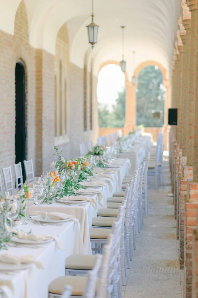 Table de mariage élégante domaine Sud Ouest